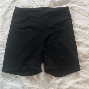 Spandex workout shorts